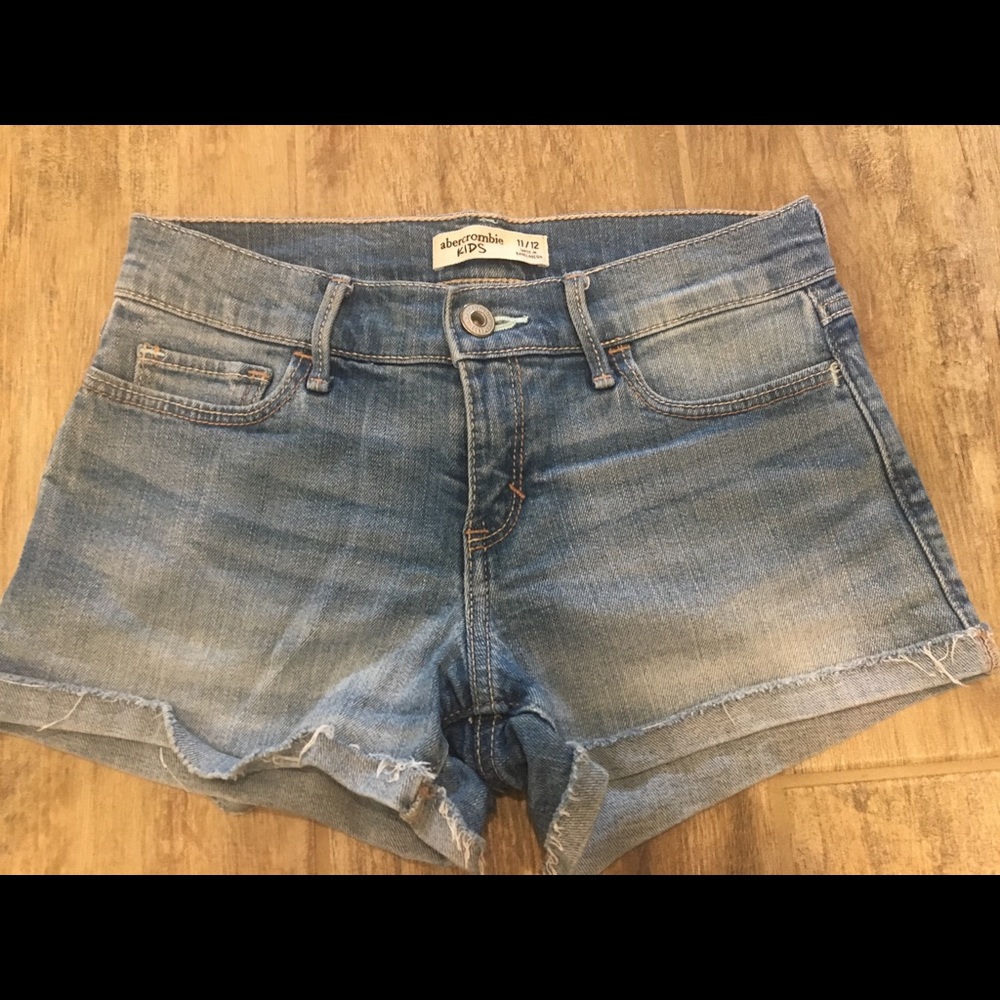 Abercrombie kids jean shorts